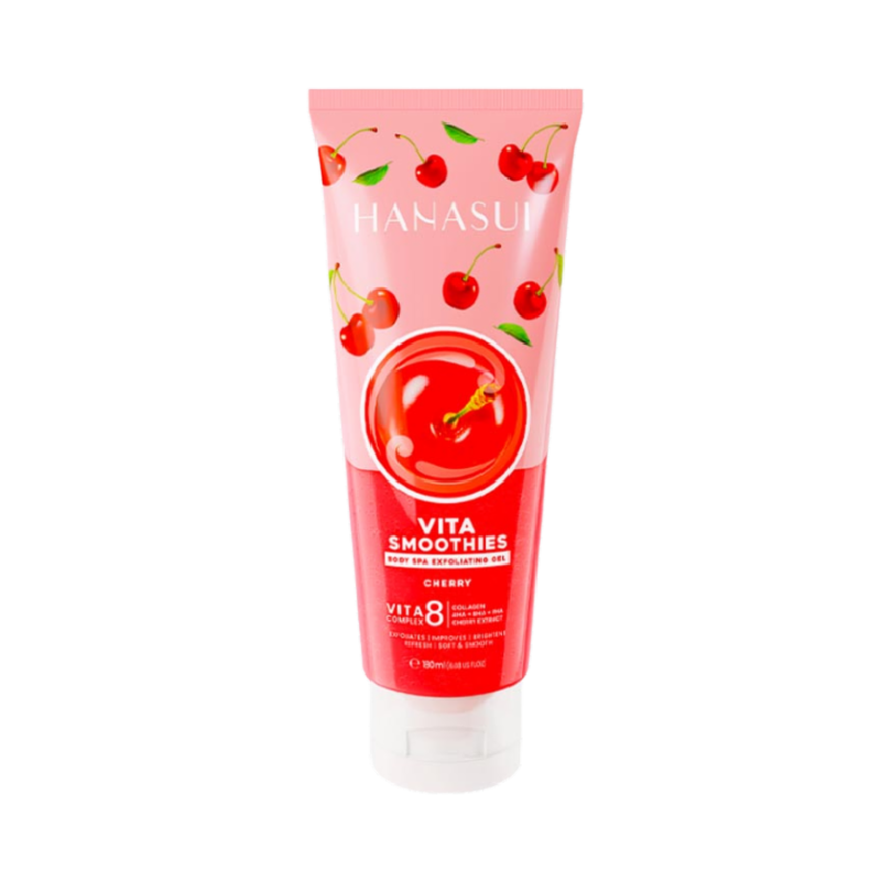 HANASUI Body Spa Exfoliating Gel Cherry - 180ml