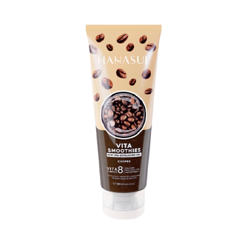 HANASUI Body Spa Exfoliating Gel Coffee - 180ml