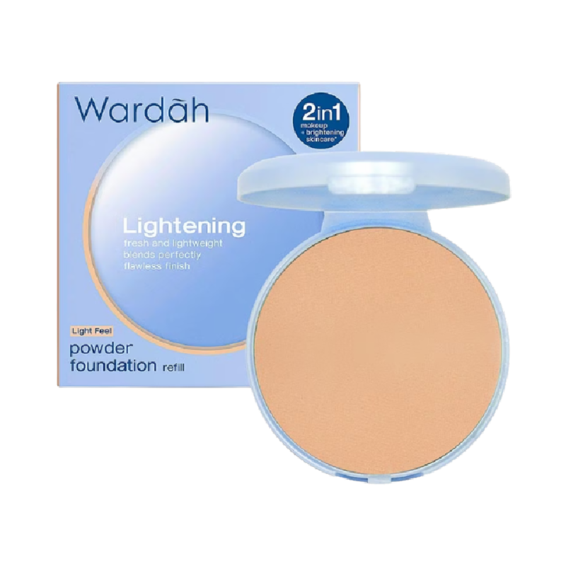 WARDAH Lightening Refill Powder Foundation 05 Warm Ivory (23W) - 12gr