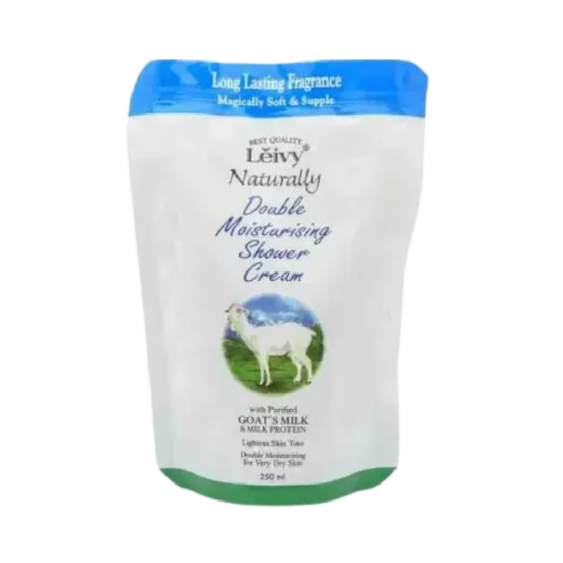 LEIVY Shower Cream Goats Milk Refill - 250ml