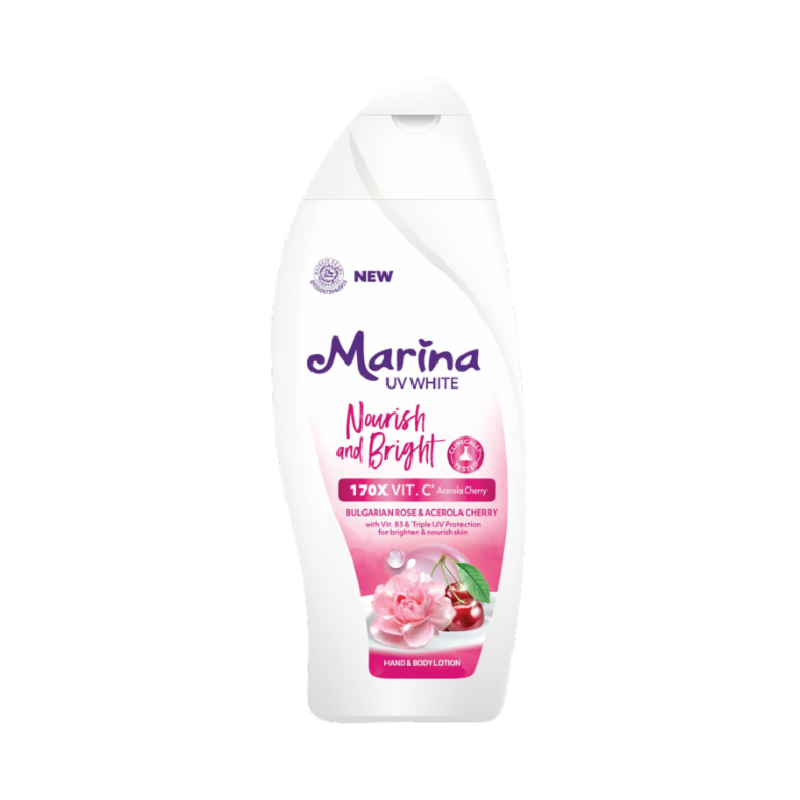 MARINA UV White Body Lotion Nourish & Bright - 185ml