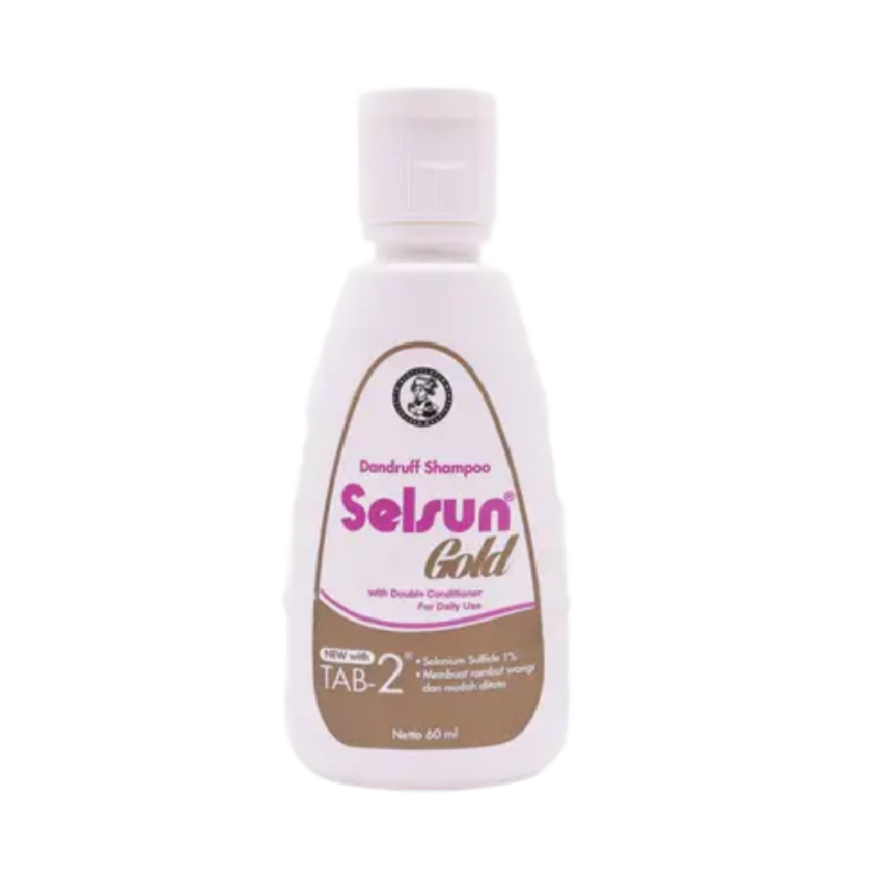 SELSUN Shampoo Gold Dandruff Mini - 60ml