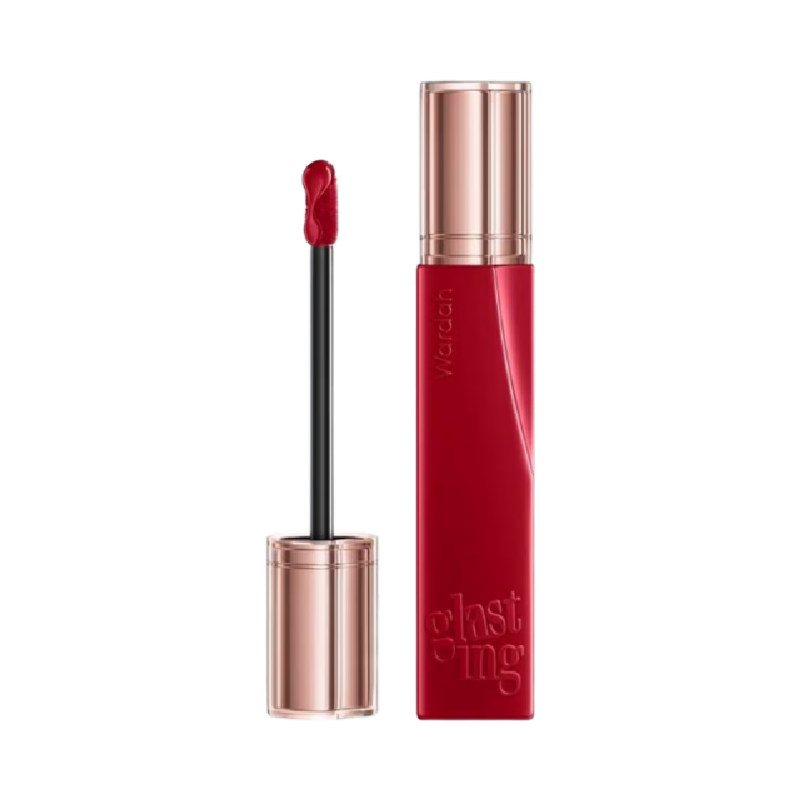 WARDAH Glasting Liquid Lip 07 Rouge Flare - 3.5gr
