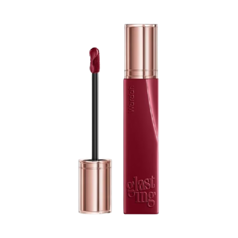 WARDAH Glasting Liquid Lip 08 Plush Pome - 3.5gr