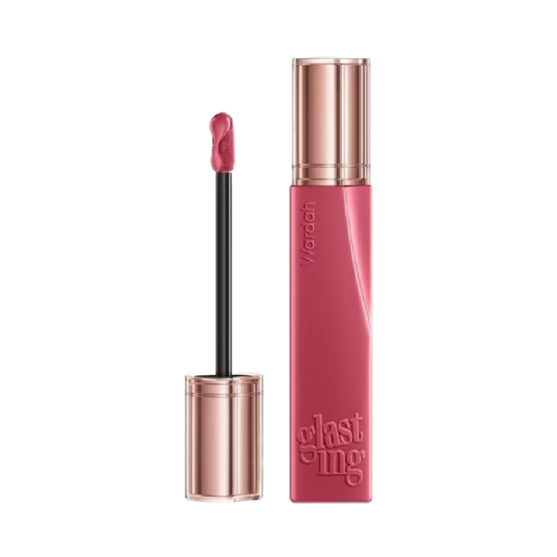WARDAH Glasting Liquid Lip 11 Petal Blush - 3.5gr