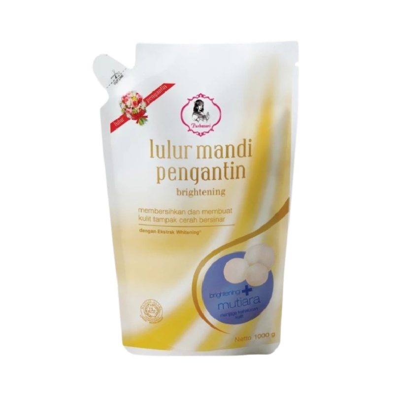 PURBASARI Lulur Mandi Pengantin Brightening+Mutiara - 1000gr