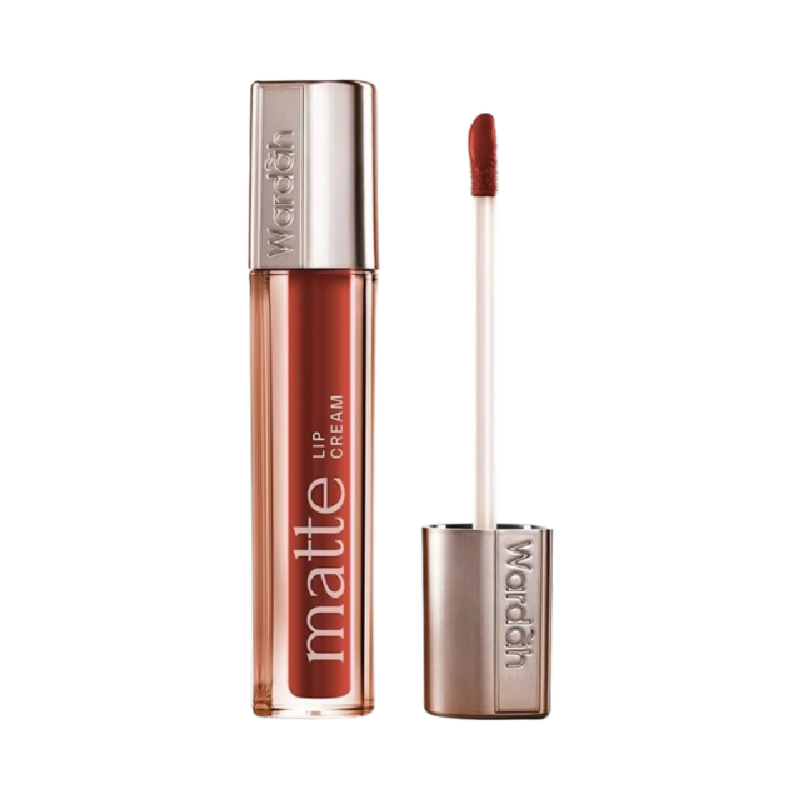 WARDAH Exclusive Matte Lip Cream 28 Teddy Brown - 4gr