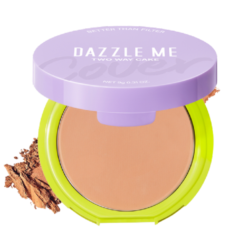 DAZZLE ME Double Kill Two Way Cake Powder W05 Soft Tan - 9gr