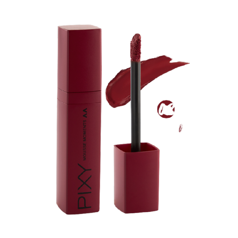 PIXY Mousse Moments Lip Cream 02 Busiest Maroon - 4gr