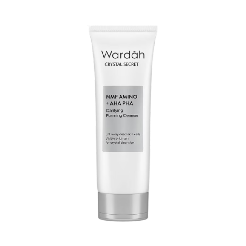 WARDAH Crystal Secret NMF Amino + AHA PHA Foaming Cleanser - 100ml