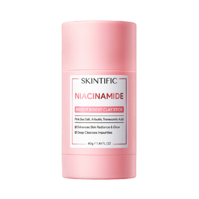 SKINTIFIC Niacinamide Bright Boost Clay Stick - 40gr