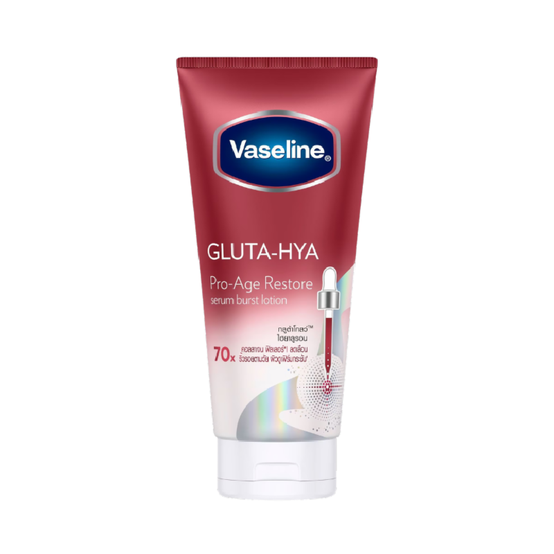 VASELINE Gluta Hya Body Serum Lotion Pro Age Restore - 200ml