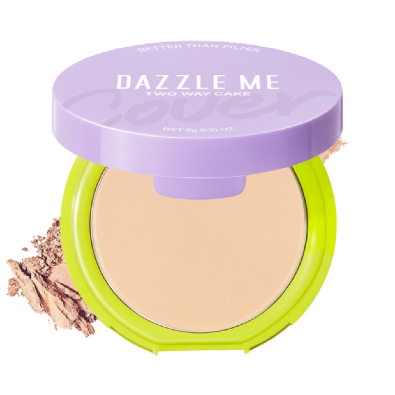 DAZZLE ME Double Kill Two Way Cake Powder C02 Light Pearl - 9gr