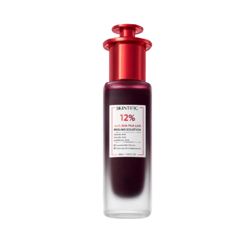 SKINTIFIC 12% AHA BHA Peeling Solution - 30ml