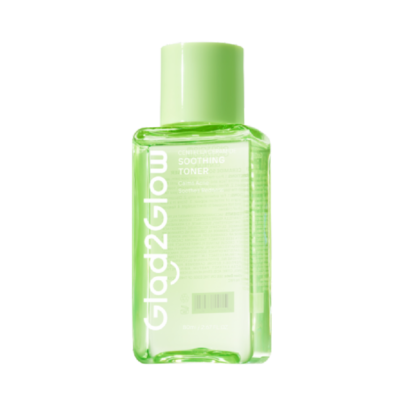 GLAD2GLOW Centella 2% Ceramide Super Soothing Acne Toner - 80ml
