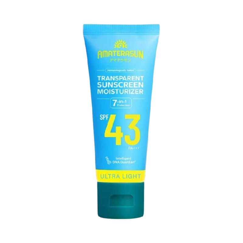 AMATERASUN Transparent Sunscreen Moisturizer SPF 43 - 50gr