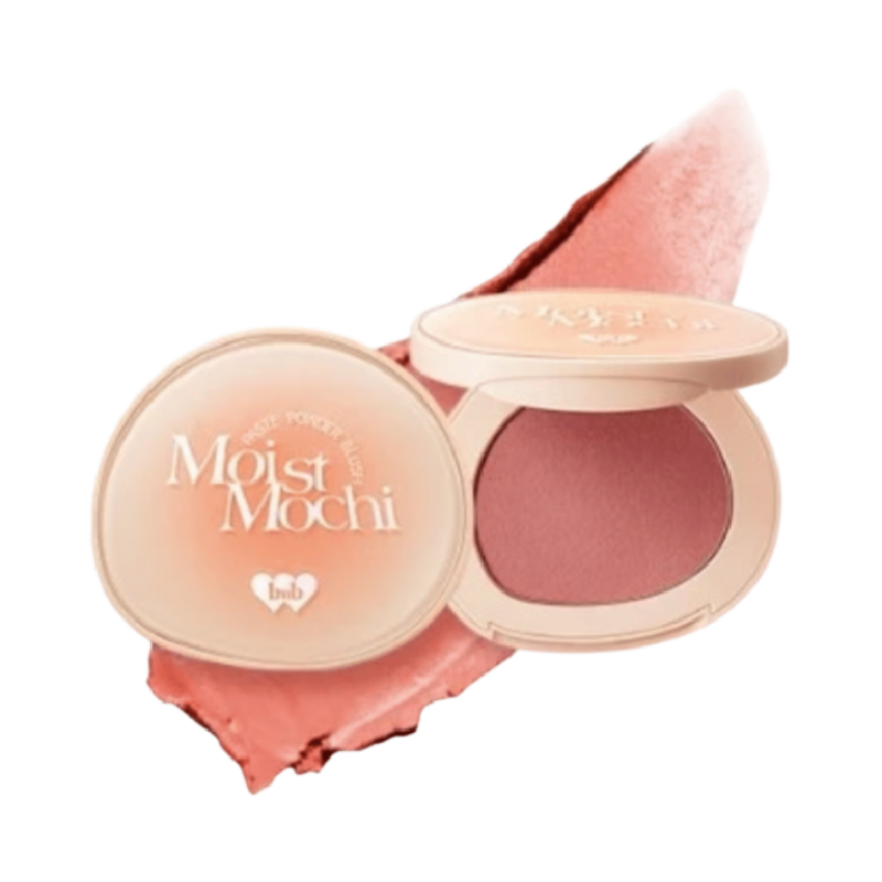 BARENBLISS Moist Mochi Paste Powder Blush 03 Sunset Mango - 4.5gr