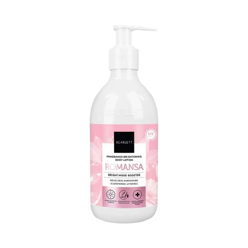 SCARLETT Body Lotion Bright Booster Romansa - 300ml