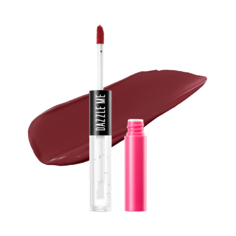 DAZZLE ME Matte & Gloss Lip Cream Duo P10 Berry Banger - 2.8gr