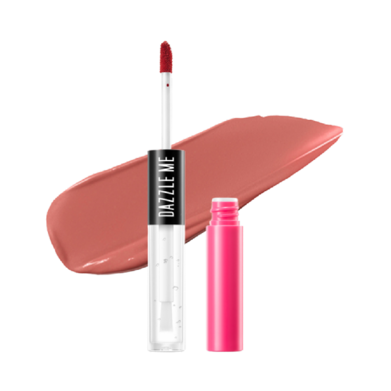DAZZLE ME Matte & Gloss Lip Cream Duo R04 Mauve Matter - 2.8gr