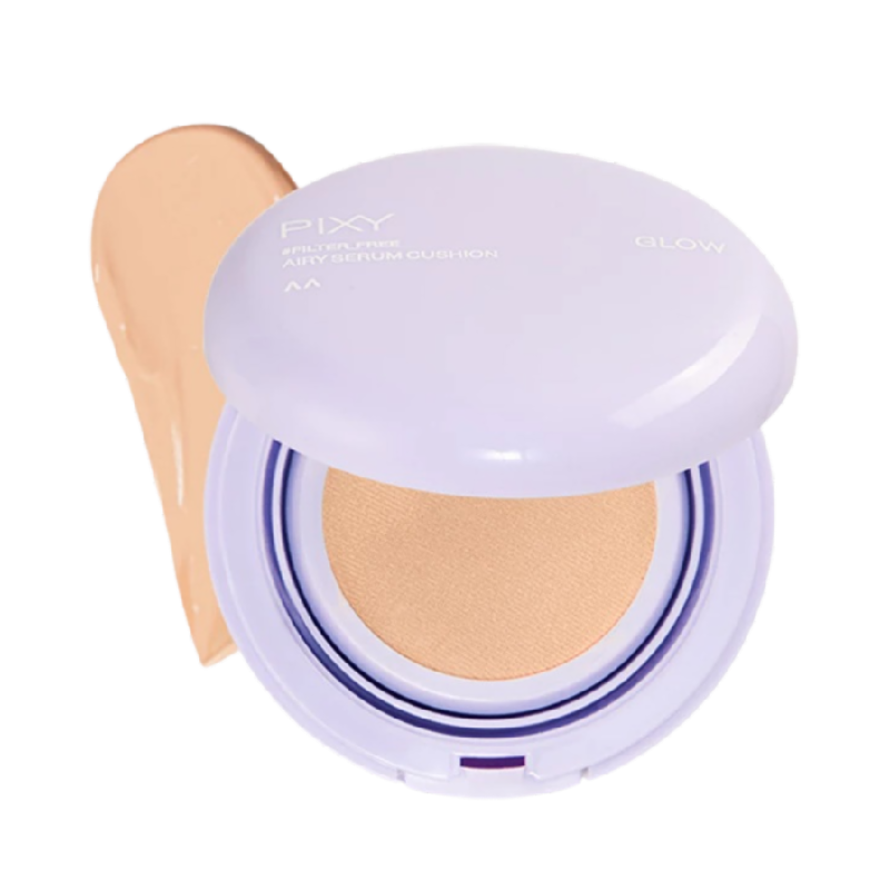 PIXY Filter Free Airy Serum Cushion Glow N23 Light Beige - 15gr