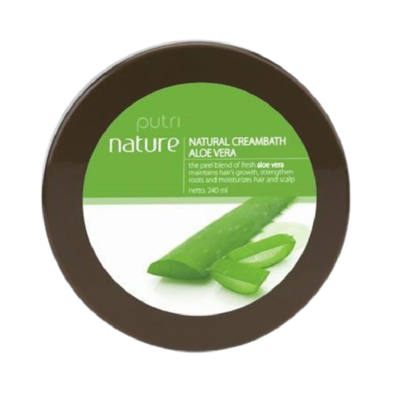 PUTRI Natural Creambath Aloe Vera - 240ml