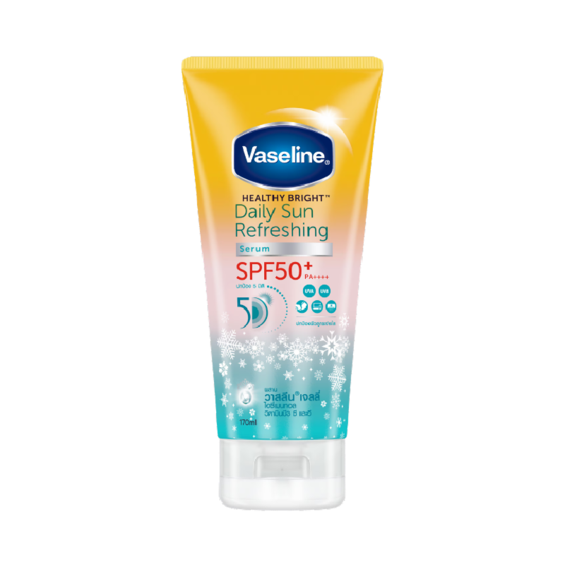 VASELINE Healthy Bright Body Serum Daily Refreshing Sun SPF 50 - 170ml