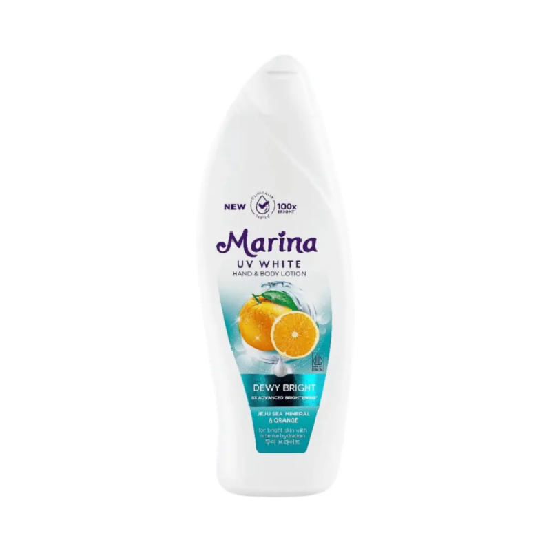 MARINA UV White Body Lotion Dewy Bright - 185ml
