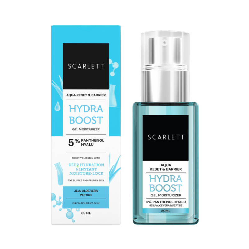 SCARLETT Aqua Reset & Barrier Gel Moisturizer Hydra Boost 5% - 80ml