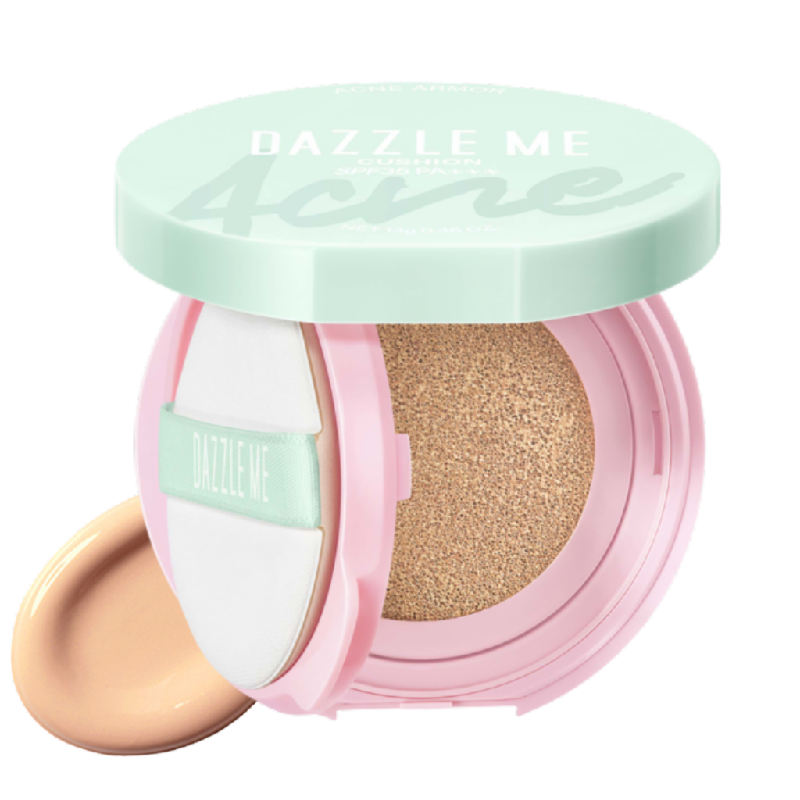 DAZZLE ME Acne Armor Puff Perfection Cushion C02 Pink Fair - 13gr