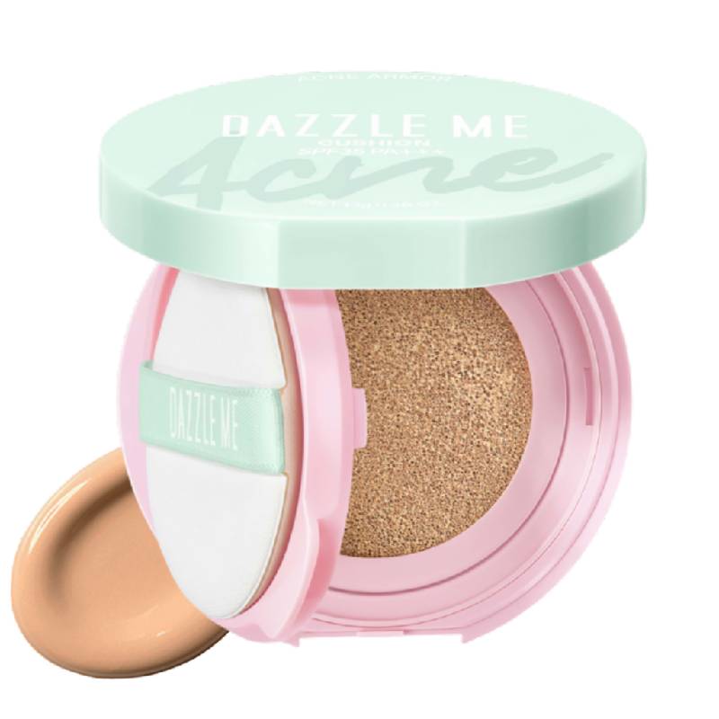 DAZZLE ME Acne Armor Puff Perfection Cushion N04 Neutral Buff - 13gr