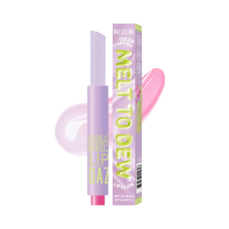DAZZLE ME Color Chrome Melt To Dew Lip Click 821 Star World - 2gr