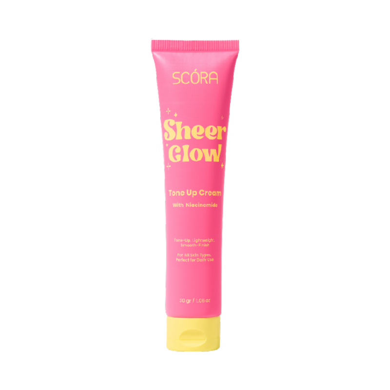 SCORA Sheer Glow Tone Up Cream - 30gr