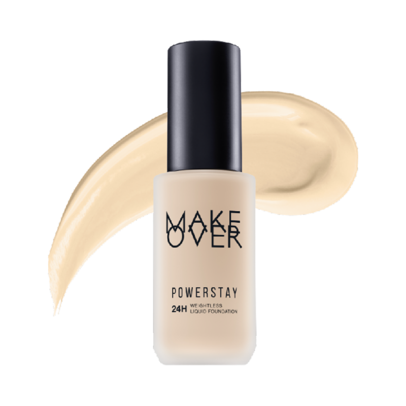 MAKE OVER Powerstay Weightless Liquid Foundation W12 Warm Marble - 40ml