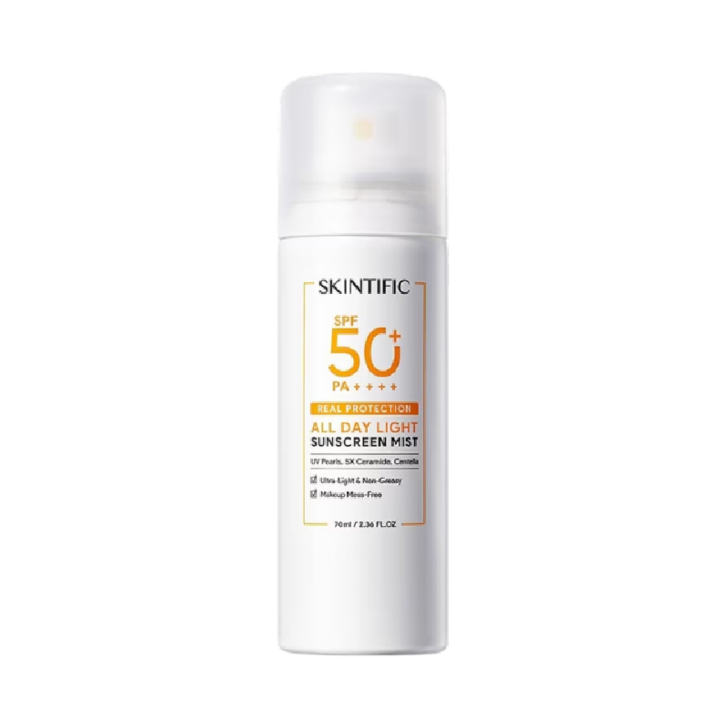 SKINTIFIC All Day Light Sunscreen Mist SPF 50 - 70ml