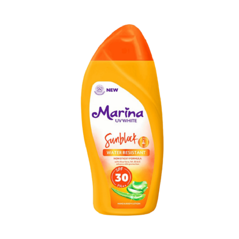 MARINA UV White Body Lotion Sunblock SPF 30 - 85ml