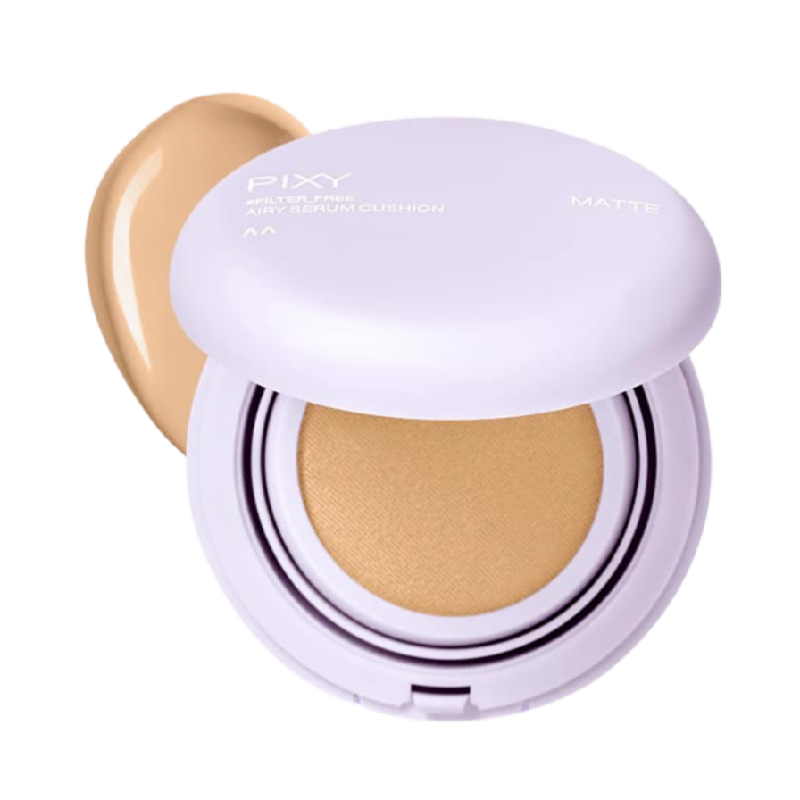 PIXY Filter Free Airy Serum Cushion Matte W44 Medium Warm - 15gr