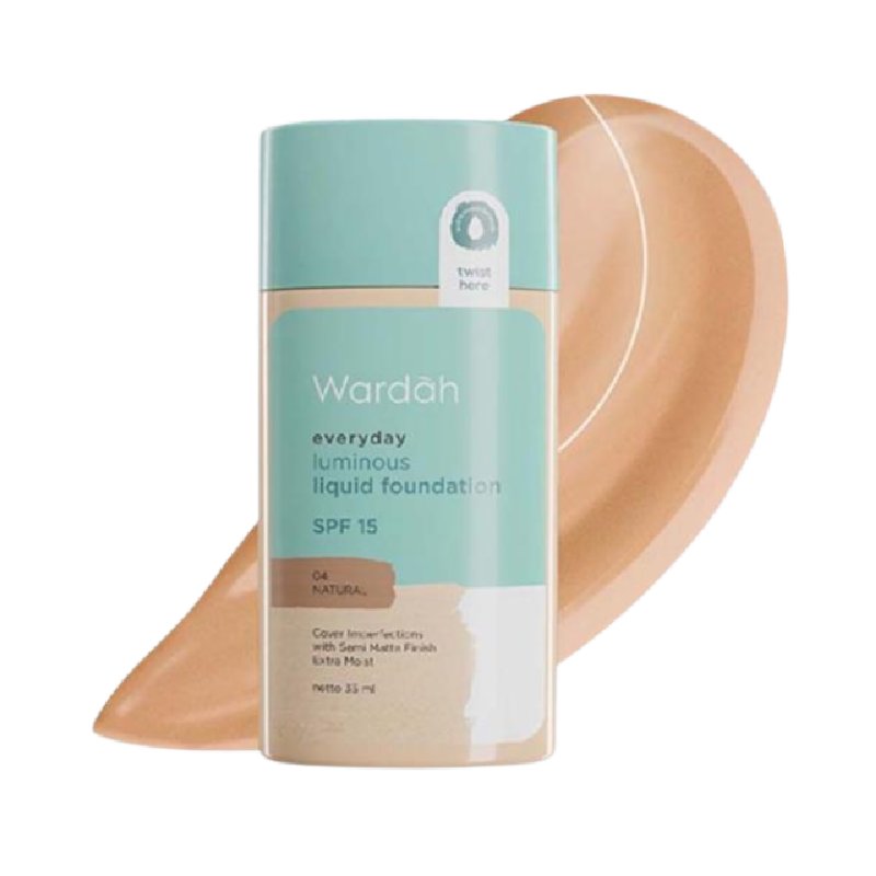 WARDAH Everyday Liquid Foundation 04 Natural - 35gr