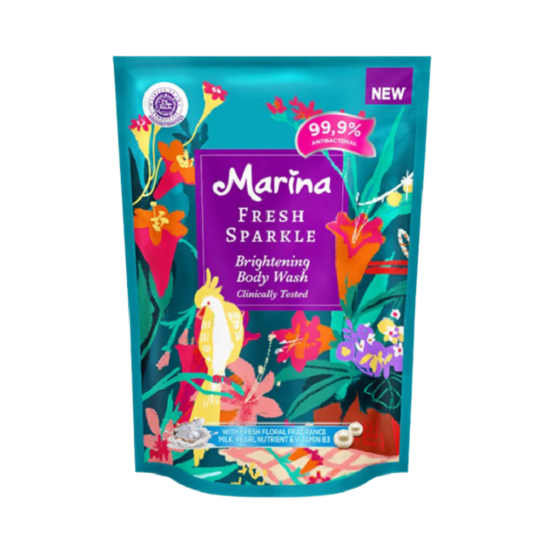 MARINA Brightening Body Wash Refill Fresh Sparkle - 400ml