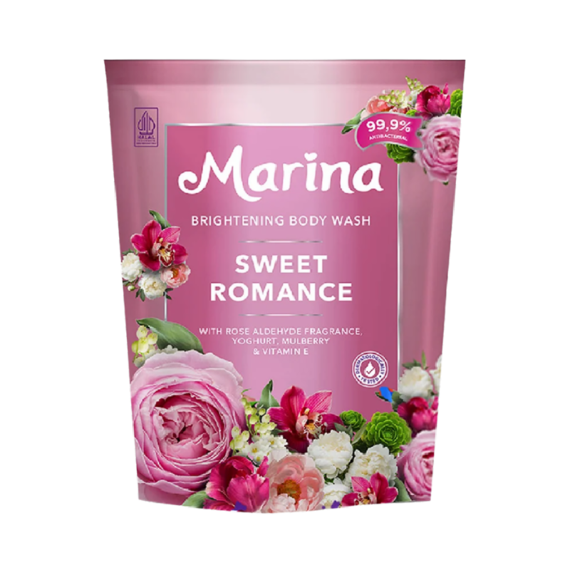MARINA Brightening Body Wash Refill Sweet Romance - 400ml
