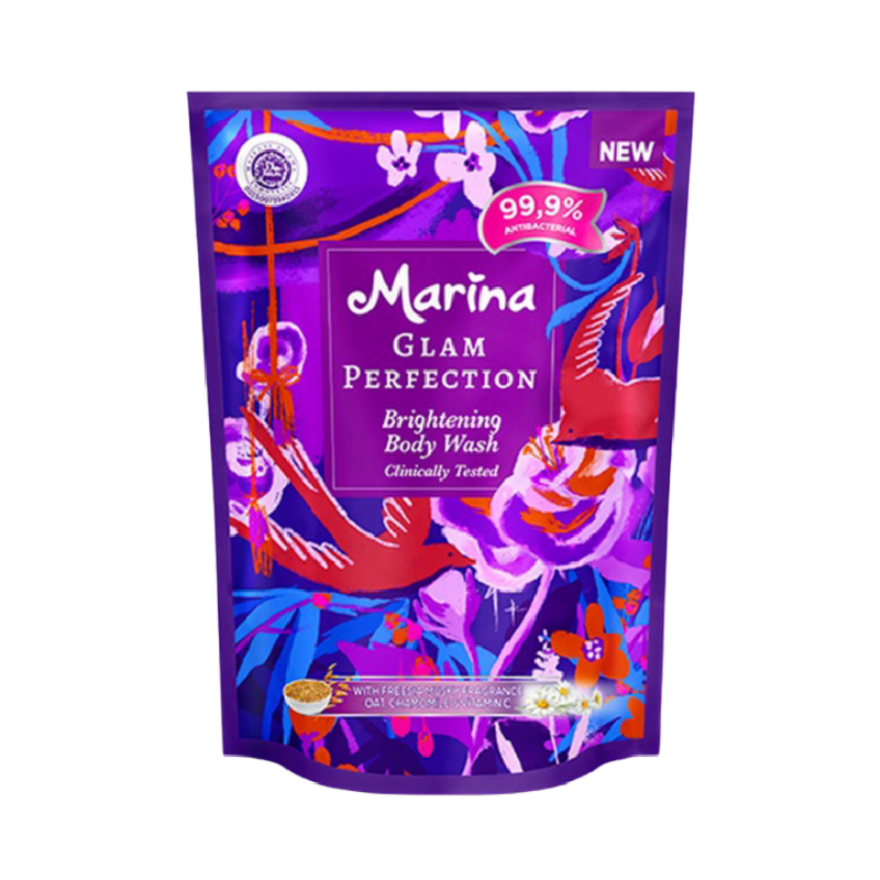 MARINA Brightening Body Wash Refill Glam Perfection - 400ml