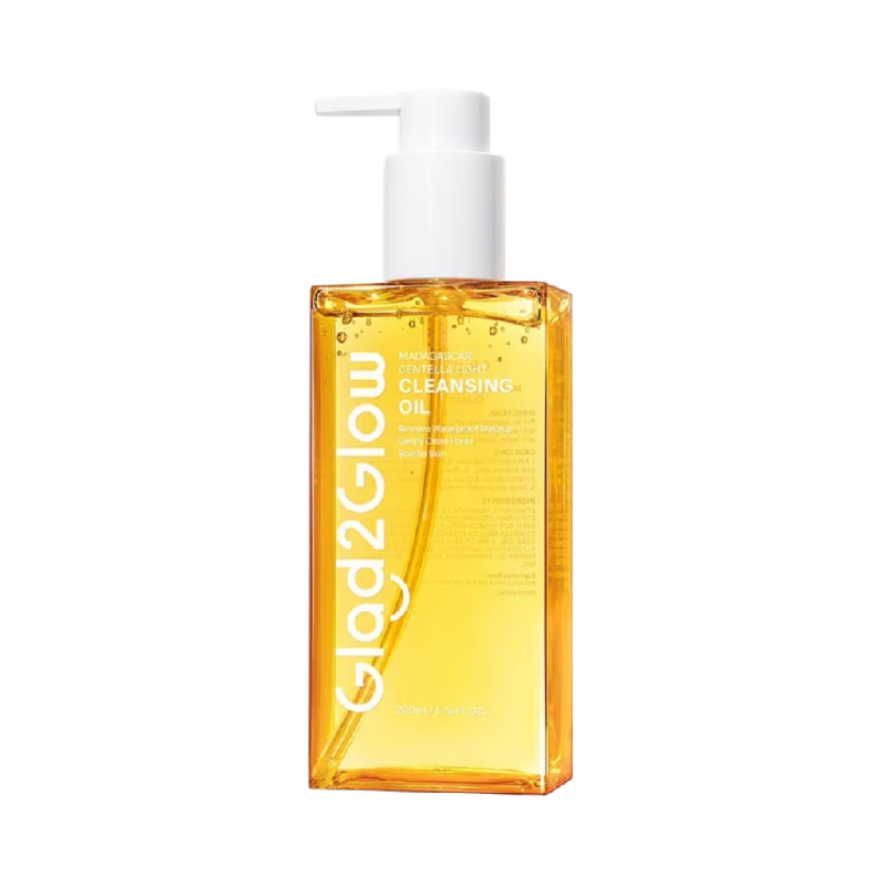 GLAD2GLOW Madagascar Centella Light Cleansing Oil - 200ml