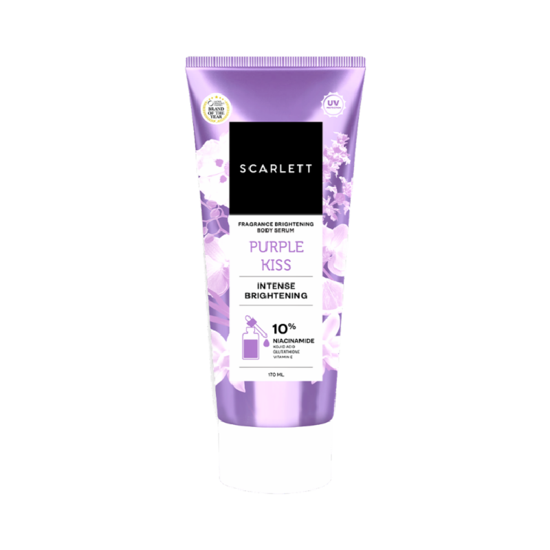 SCARLETT Fragance Brightening Body Serum Purple Kiss - 170ml