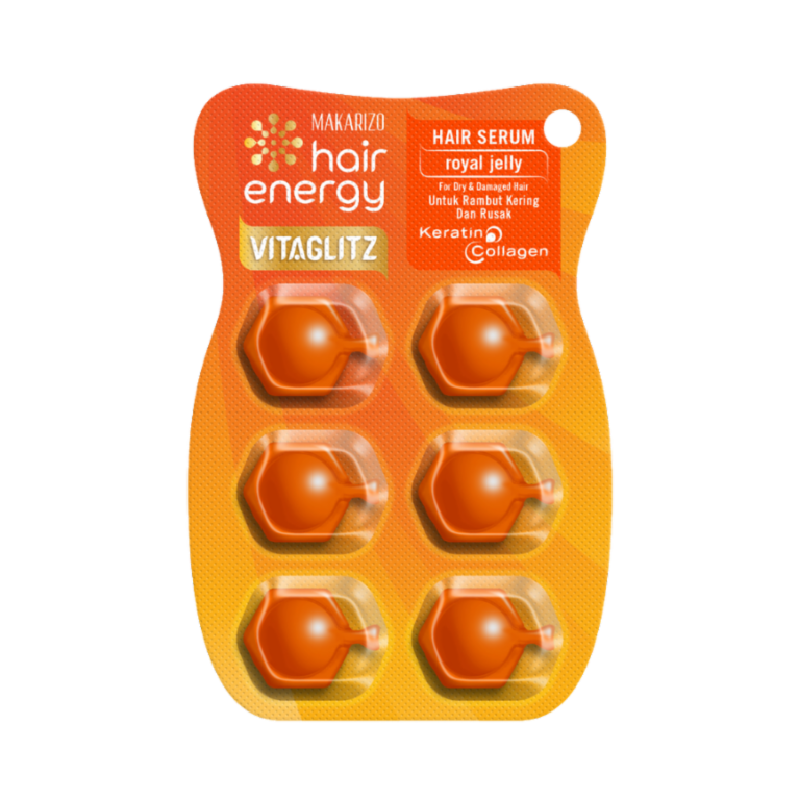 MAKARIZO Hair Energy Vitaglitz Serum Royal Jelly - 20x1ml