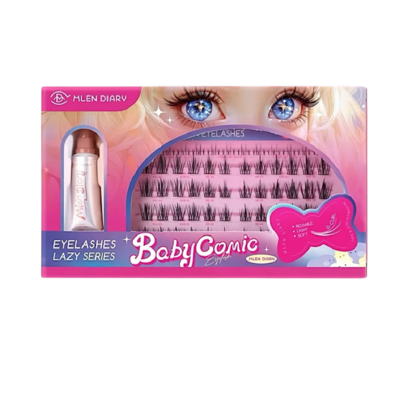 MLEN DIARY Baby Comic Lashes Mini - 48 + 12 Lashes
