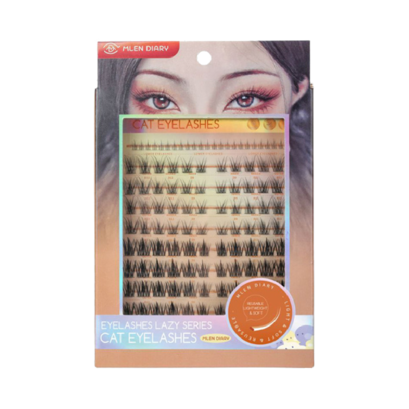 MLEN DIARY Cat Eyelashes Mini - 48 Lashes