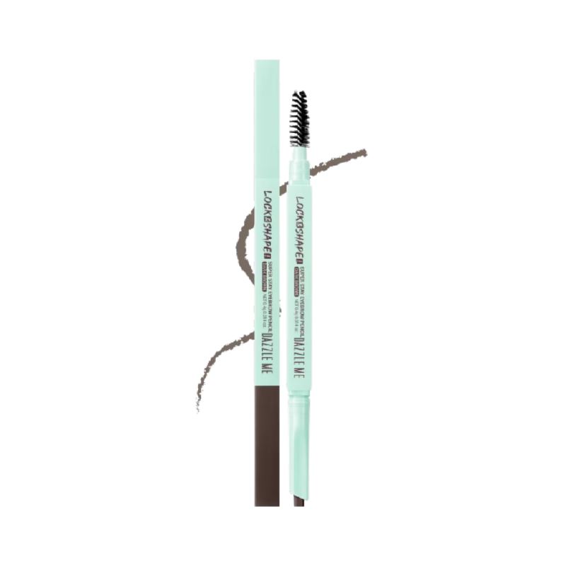 DAZZLE ME Lock & Shape Super Stay Eyebrow Pencil Ash Brown - 0.4gr