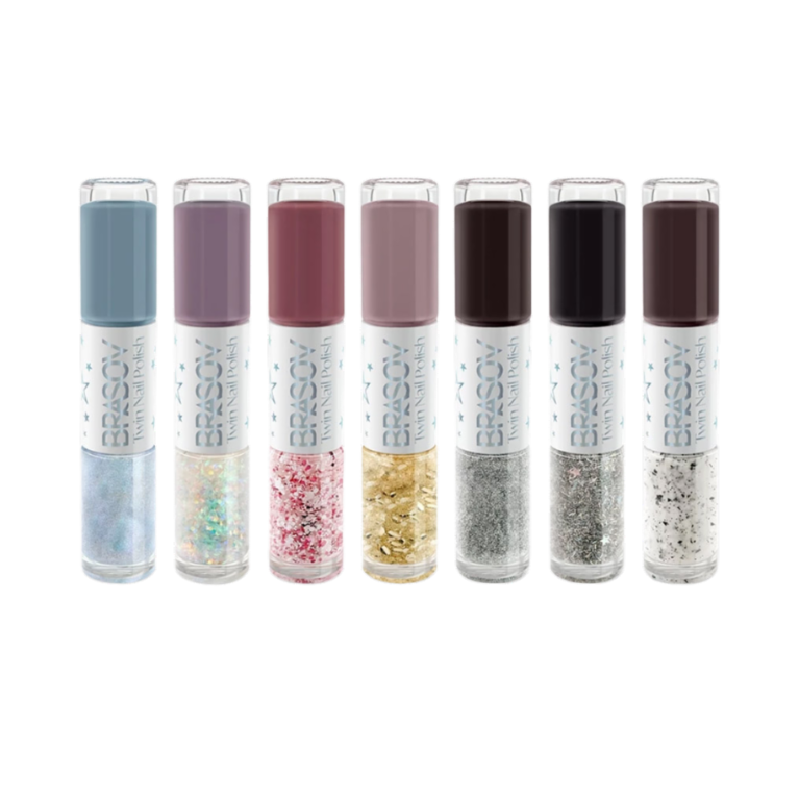 BRASOV Nail Polish Dual Twin 2x6ml
