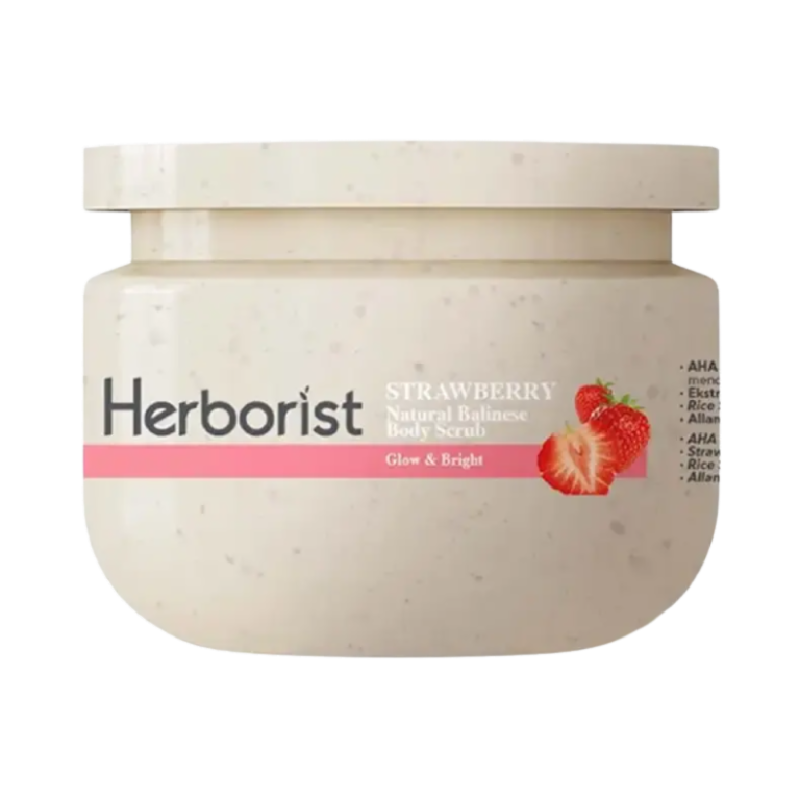 HERBORIST Natural Balinese Body Scrub Strawberry - 200gr