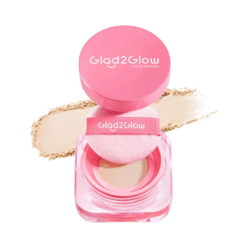 GLAD2GLOW Perfect Blur & Cover Loose Powder 02 Cupcake - 8gr